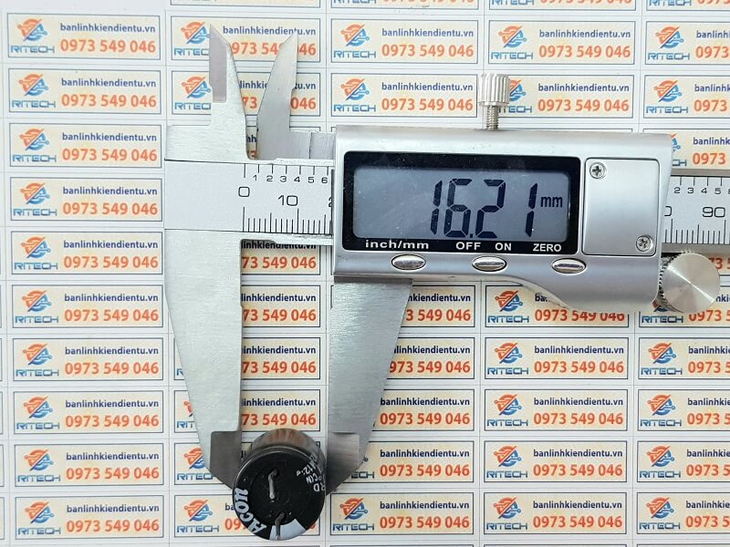 Tụ Hóa Acon 82uF 250V kích thước 16x20mm - Ảnh 2