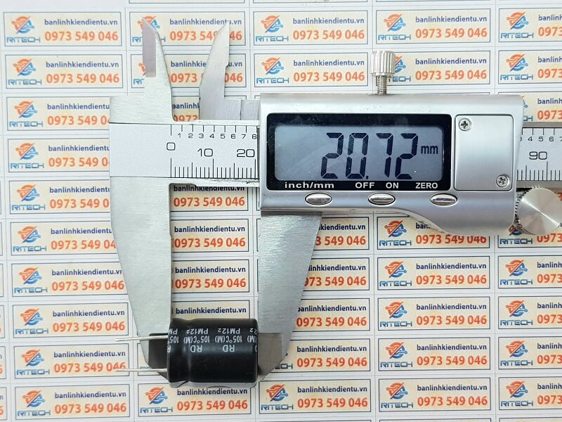 Tụ Hóa Acon 82uF 250V kích thước 16x20mm - Ảnh 3