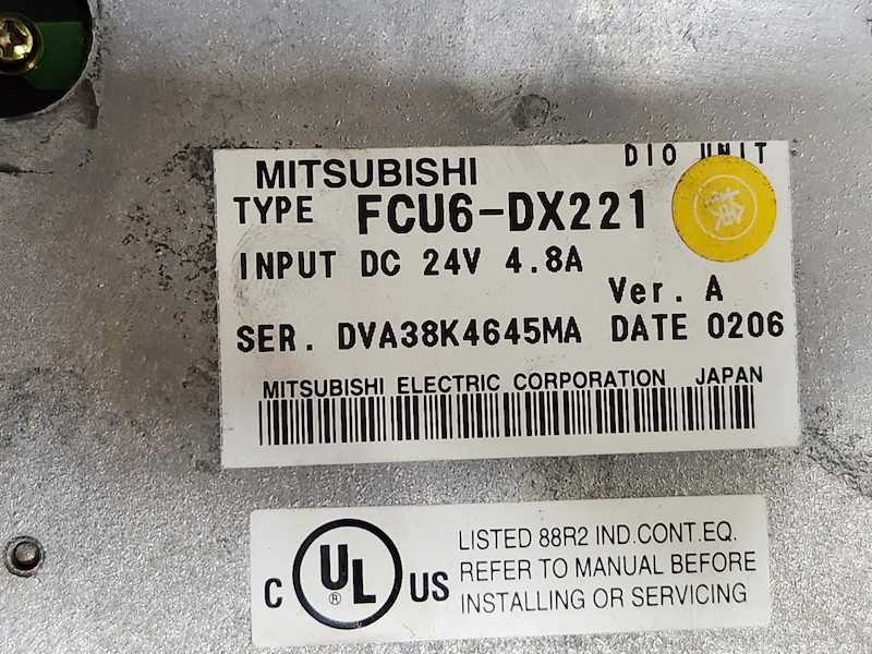 Alternative view of Module base I/O Mitsubishi FCU6‑DX221