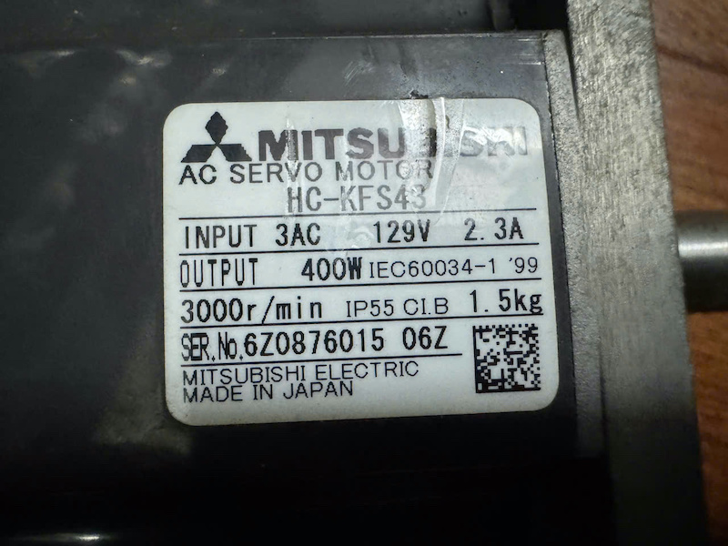 Alternative view of Động cơ servo Mitsubishi HC-KFS43