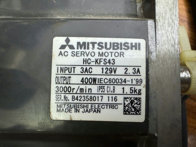 Alternative view of Động cơ servo Mitsubishi HC-KFS43