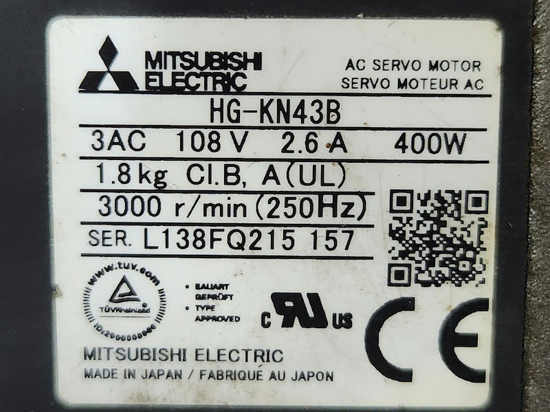 Motor servo AC Mitsubishi HG‑KN43B - Ảnh 2