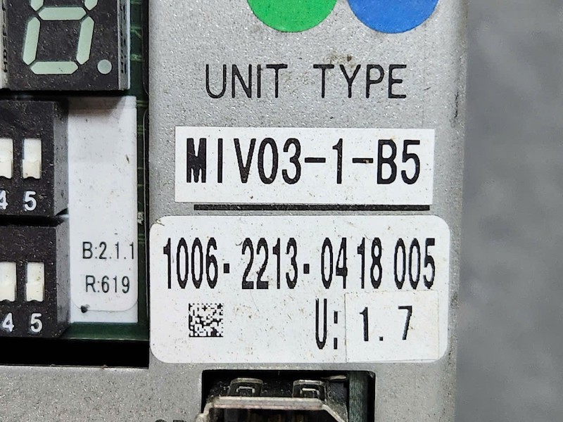 Alternative view of Servo inverter AC Okuma MIV03‑1‑B5