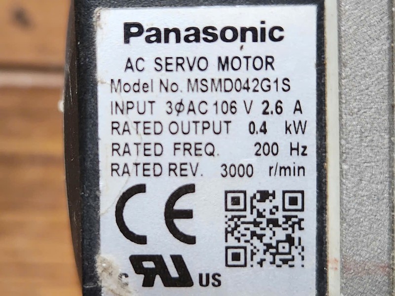 Motor servo AC Panasonic MSMD042G1S