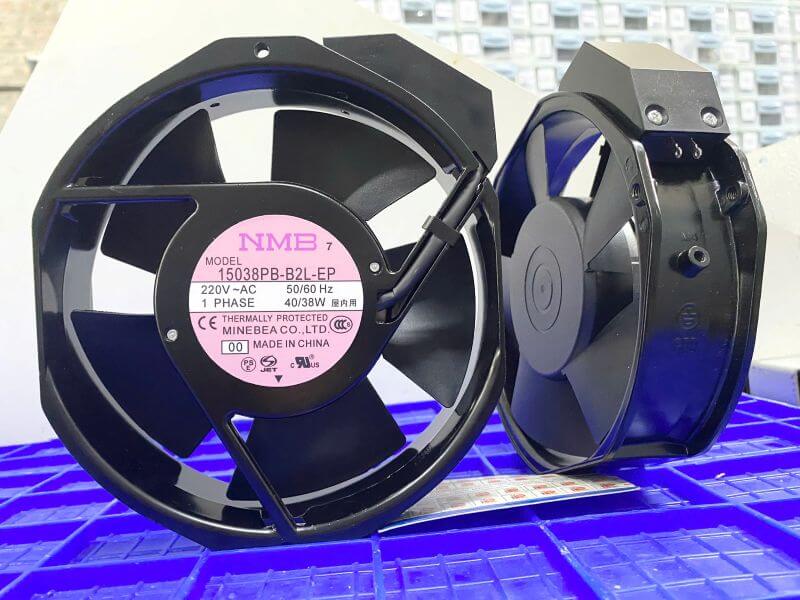 Alternative view of Quạt tản nhiệt NMB 15038PB-B2L-EP 220VAC 172x150x38mm NMB