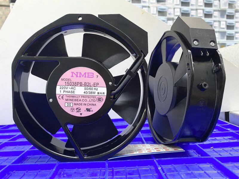 Quạt tản nhiệt NMB 15038PB-B2L-EP 220VAC 172x150x38mm NMB