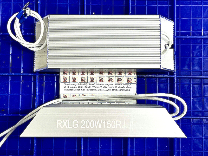 Điện trở xả vỏ nhôm RXLG 200W 150R 165x60x30mm