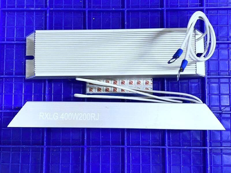 Điện trở xả vỏ nhôm RXLG 400W 200R 245x60x30mm