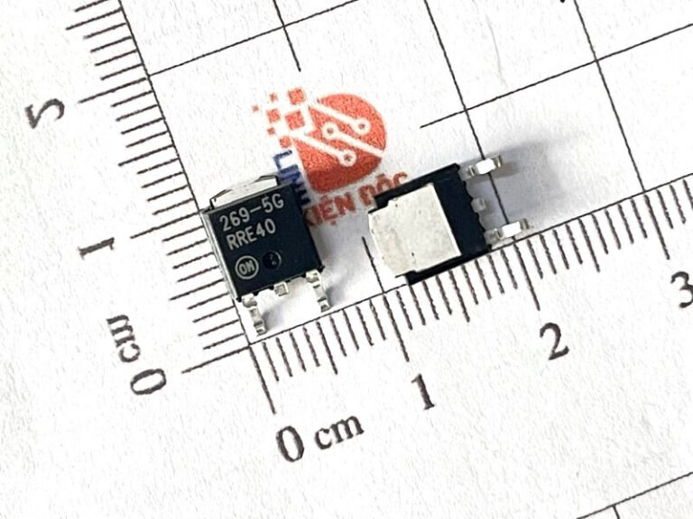 Alternative view of MC33269DT-5.0G MC33269 269-5G IC ổn áp tuyến tính 0.8A 5V TO-252