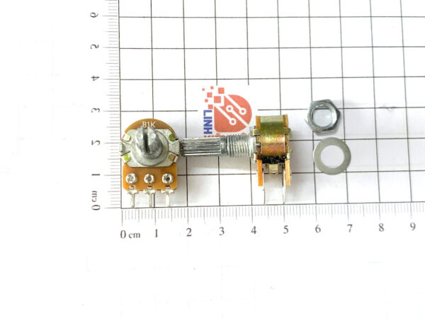 Chiết áp đôi 1K WH148 -B1K 6 chân cán dài 20mm