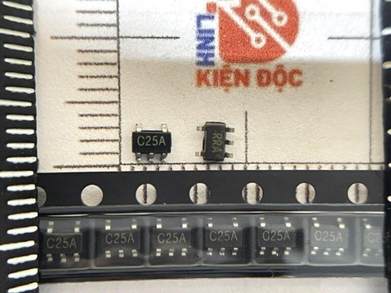 Alternative view of LMV7271MFX IC so sánh kí hiệu C25A SOT23-5