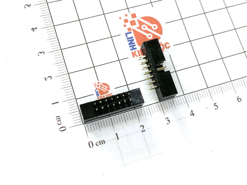 Đầu nối IDE14 đực thẳng 2.0mm DC3-14P 14 chân Thẳng - Ảnh 2