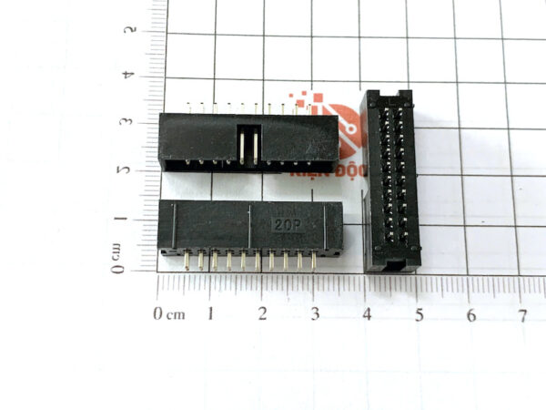 Đầu nối IDE20 đực thẳng 2.54mm DC3-20P Thẳng