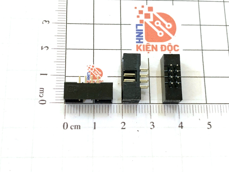 Đầu nối IDE8 đực thẳng 2.0mm DC3-8P 8 chân thẳng