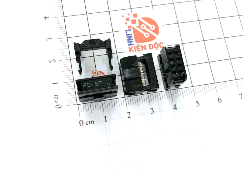 Alternative view of Đầu nối IDE6 cái 2.54mm FC-6P 6 chân
