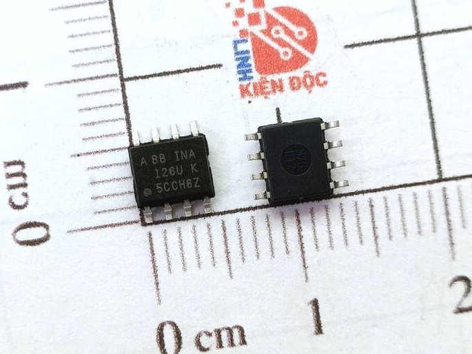 Alternative view of INA126U INA126UA IC khuếch đại đo lường SOP-8