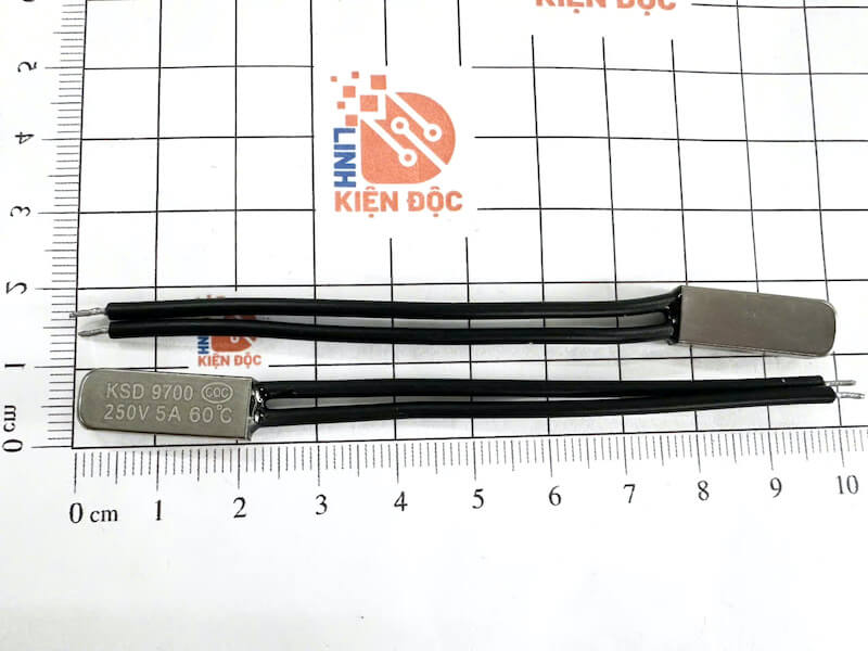 Relay nhiệt KSD9700 60 độ 5A 250V thường đóng