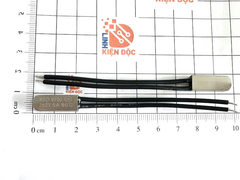 Relay nhiệt KSD9700 80 độ 5A 250V thường đóng