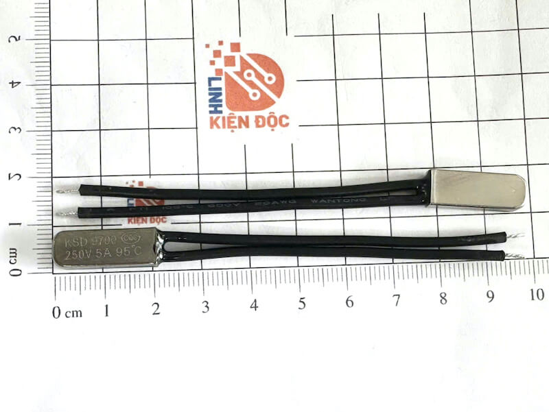 Relay nhiệt KSD9700 95 độ 5A 250V thường đóng