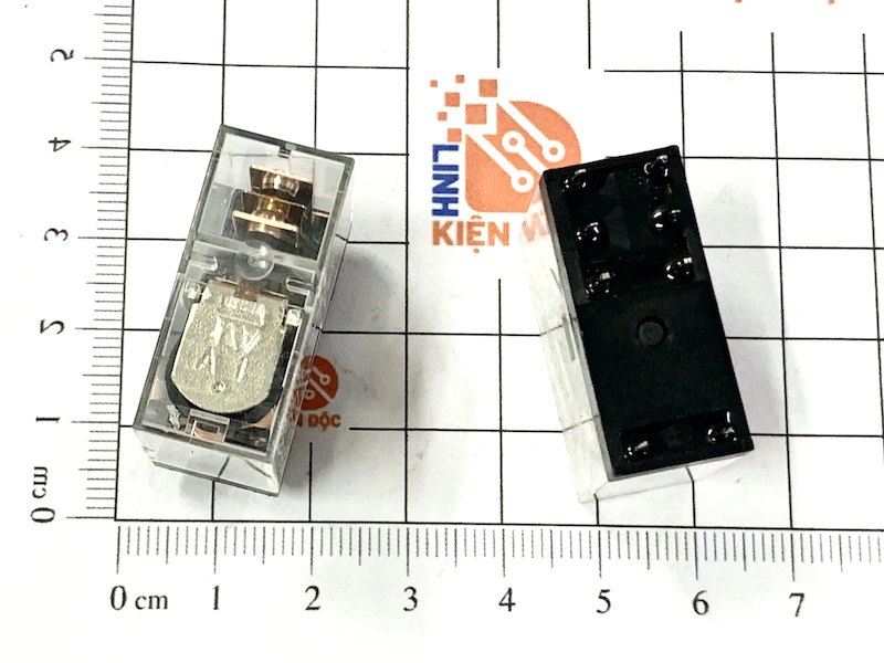 G2R-1-E-12VDC Rơ le 8 chân 16A 12V dạng kính - Ảnh 3