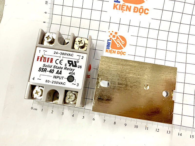 Alternative view of Rơ le bán dẫn DC-AC SSR-40AA 40A 380V