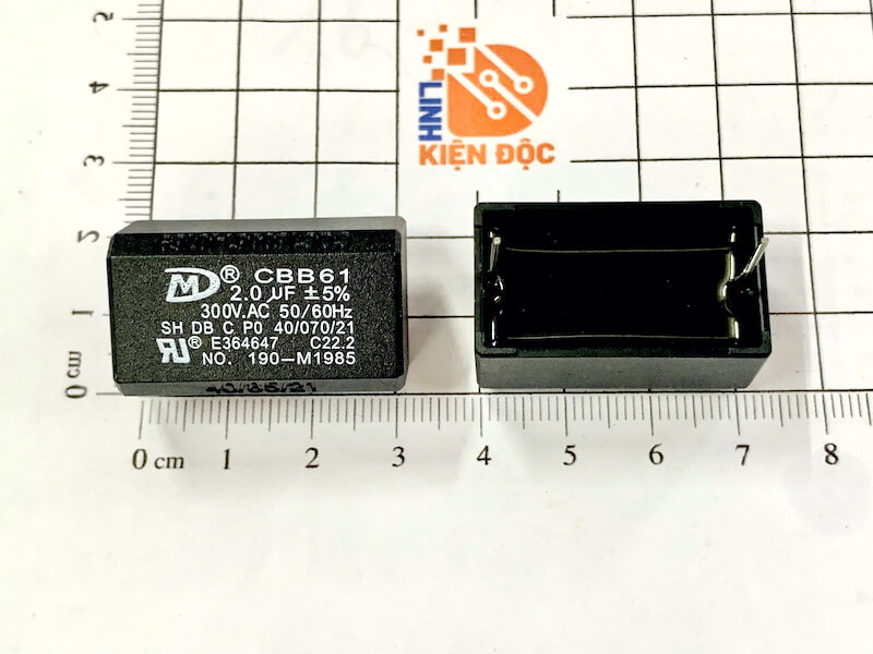 CBB61 2UF 300V chân cắm