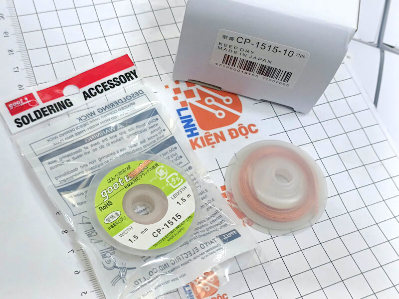 Alternative view of Dây đồng hút thiếc CP-1515 kích thước 1.5mmx1.5m