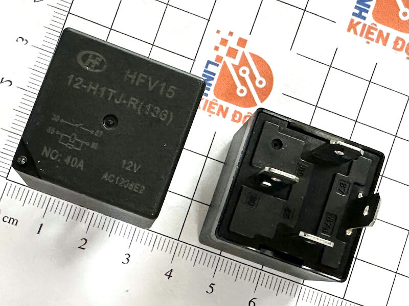 HFV15-12-H1TJ-R Relay ô tô 12V 40A 4 chân - Ảnh 2