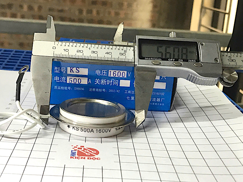 KS500A 1600V Thyristor SCR đĩa cho mạch chuyển mạch AC 500A 1600V - Ảnh 3