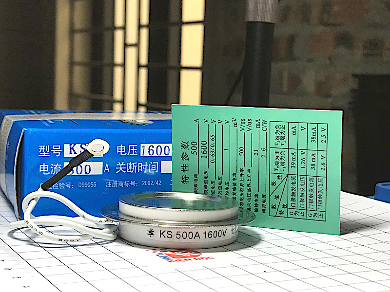 KS500A 1600V Thyristor SCR đĩa cho mạch chuyển mạch AC 500A 1600V - Ảnh 4