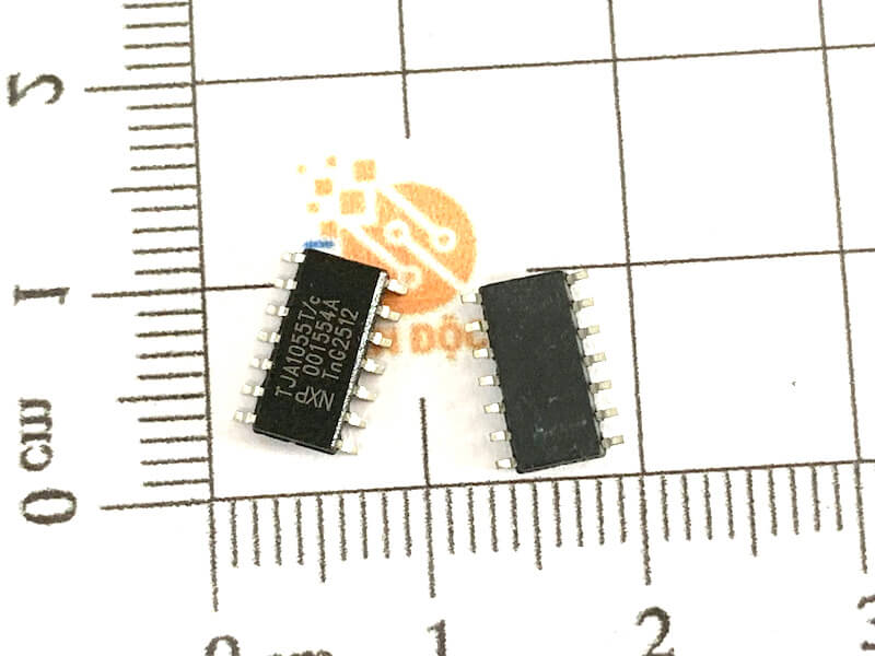 Alternative view of TJA1055T IC thu–phát CAN tốc độ SOP-14 3.9mm