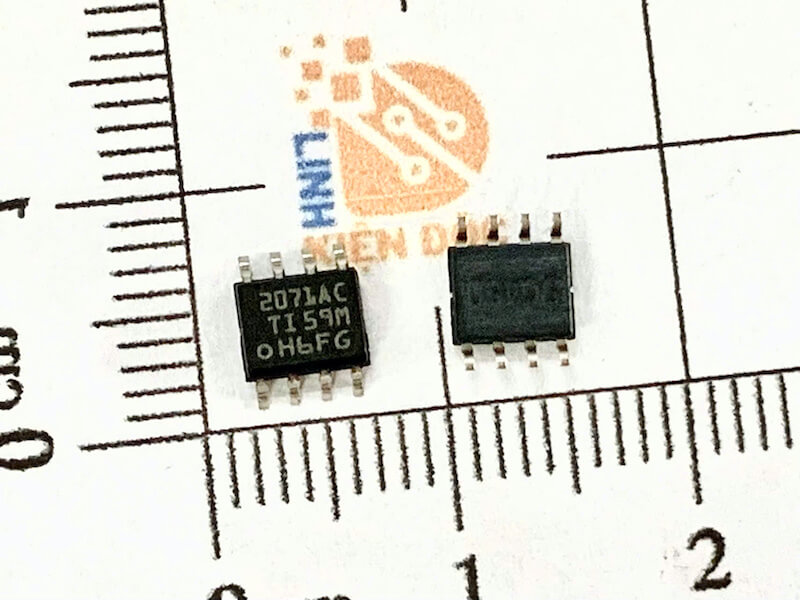 Alternative view of 2071AC iC OPam SOP-8