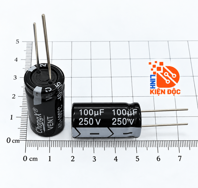 Tụ hóa 100UF 250V kích thước 16*33mm
