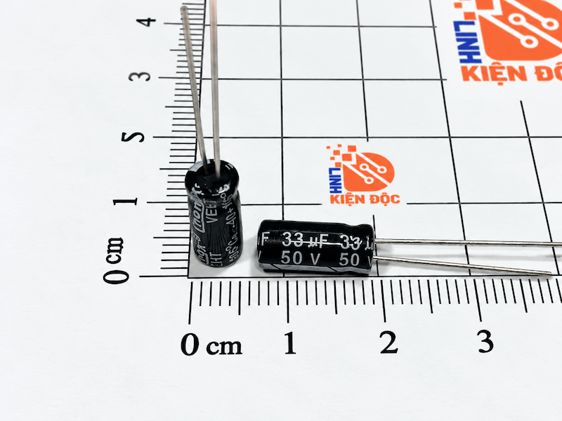 Tụ hoá 50V 33UF CHONGX 5X11mm