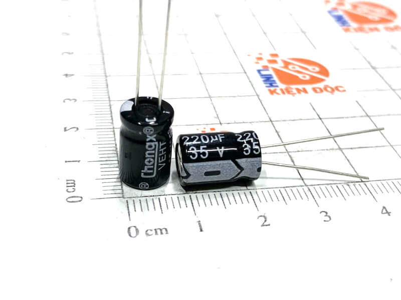 Tụ hoá 35V 220UF CHONGX 8X12mm