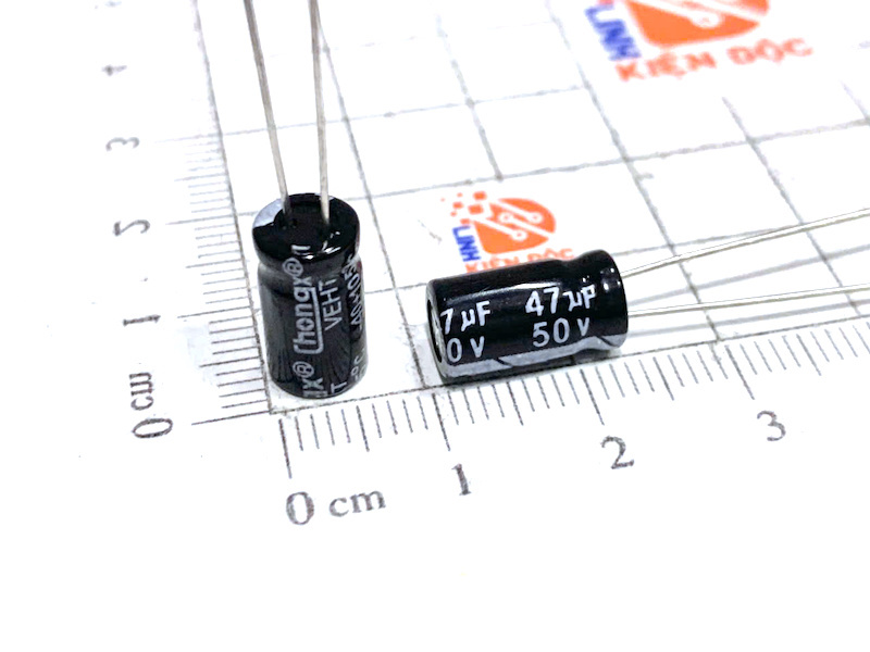 Tụ hoá 50V 47UF CHONGX 6X11mm