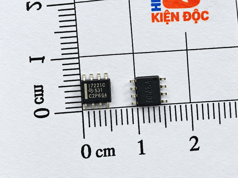 Alternative view of ISO7221CDR kí hiệu I7221C IC cách ly kỹ thuật số hai kênh SOIC-8
