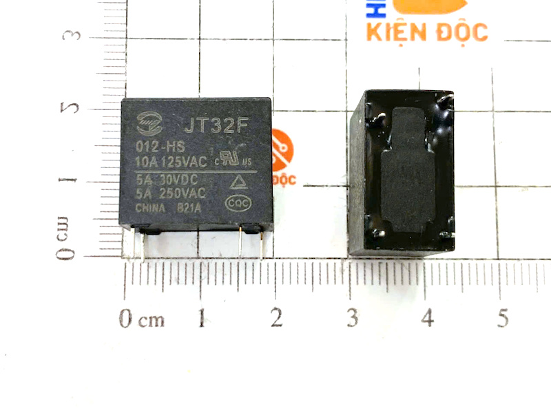 JT32F-012-HS3 Rơ le 12V 10A 4 chân